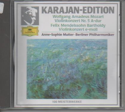 CD E00111: Cd Música. Karajan-Edition. Wolfgaan Amadeus Mozart. Felix Mendelssohn Bartholdy