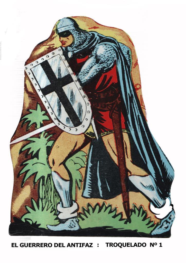 Poster DIN 4 numero 0762: El Guerrero del Antifaz: troquelado numero 1