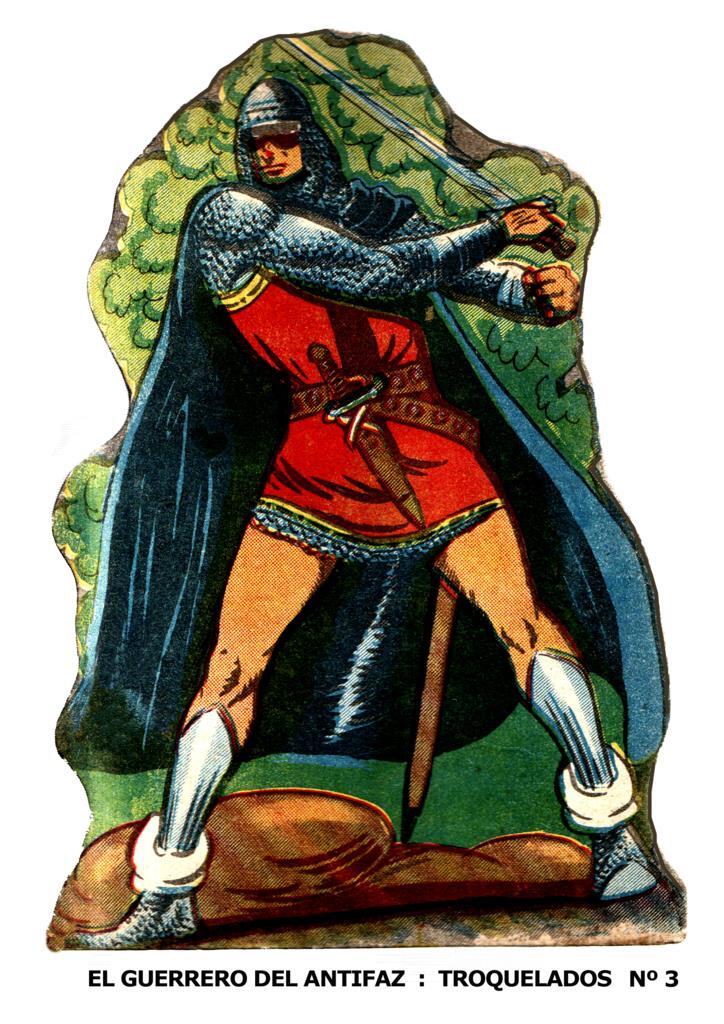Poster DIN 4 numero 0764: El Guerrero del Antifaz: troquelado numero 3