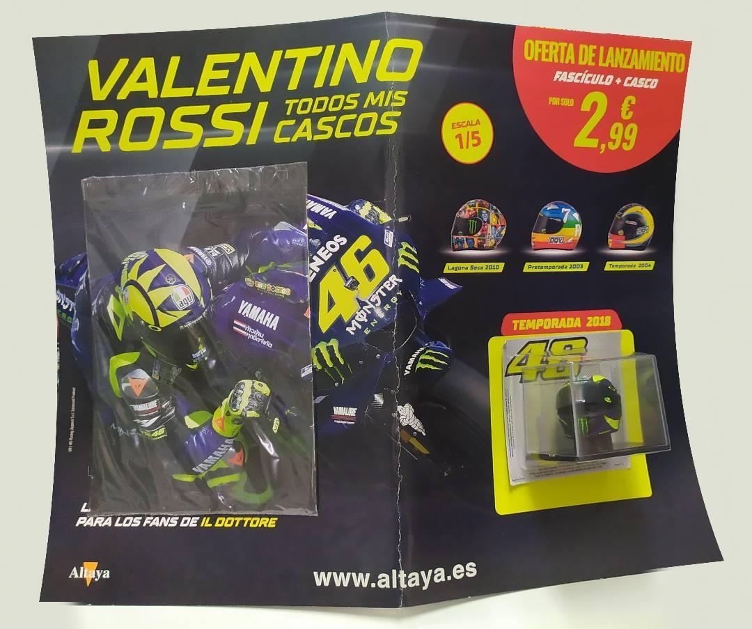 Fasciculo Altaya: Valentino Rossi - Todos mis cascos 1