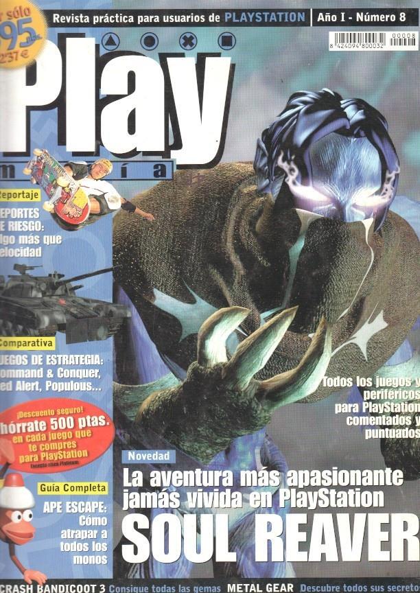 Play Mania: numero 08 - NO incluye suplemento, reportajes: Soul Reaver