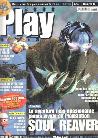 Play Mania: numero 08 - NO incluye suplemento, reportajes: Soul Reaver