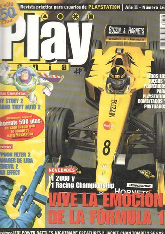 Play Mania: numero 16 - NO incluye suplemento, reportajes: Vive la emocion de la formula 1