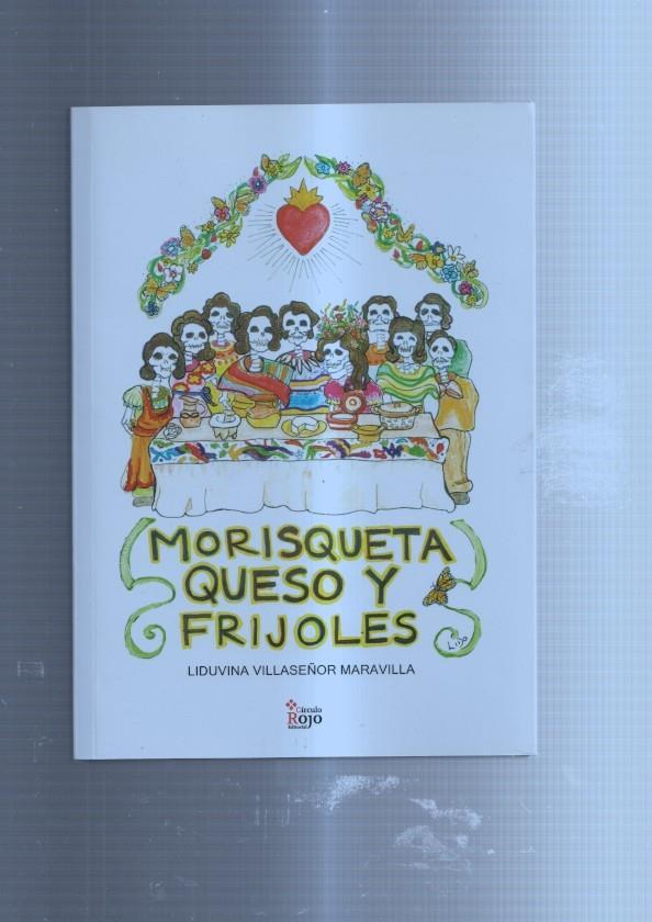 Morisqueta, queso y frijoles