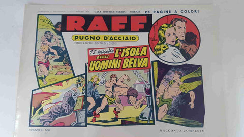 RAFF Pugno D'Acciaio numero 12: Degli l'isola uomini belva