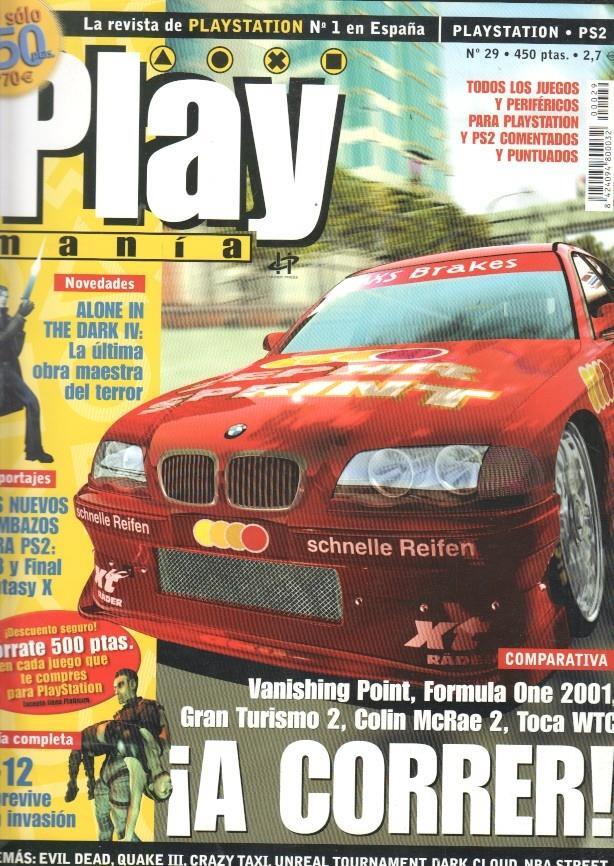 Play Mania: numero 29 - NO incluye suplemento, reportajes: Gran turismo 3