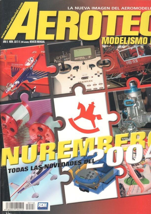 Revista Aerotec Modelismo Rc numero 118: Nuremberg todas las novedades de 2004
