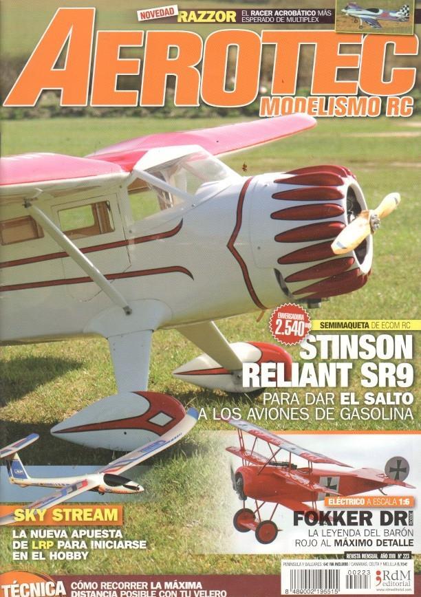 Revista Aerotec Modelismo Rc numero 223: Stinson Reliant SR9