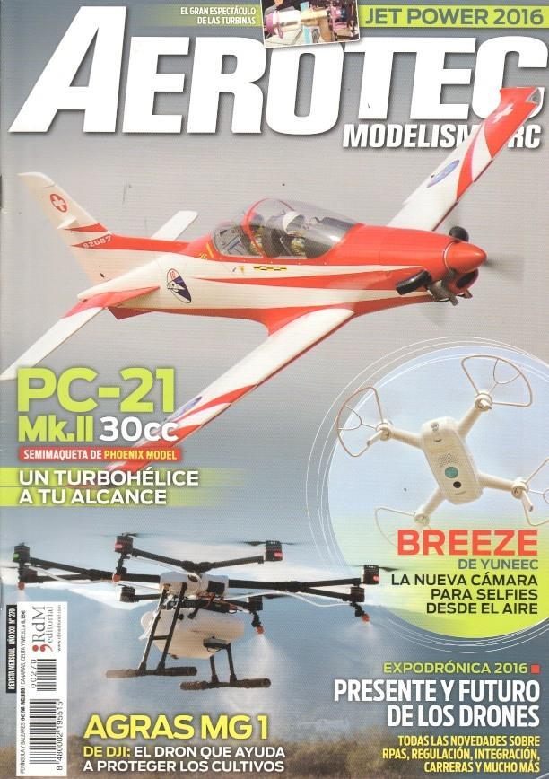 Revista Aerotec Modelismo Rc numero 270: PC-21 Mk.II 30cc