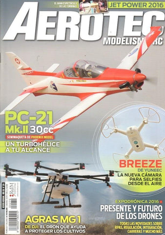 Revista Aerotec Modelismo Rc numero 270: PC-21 Mk.II 30cc