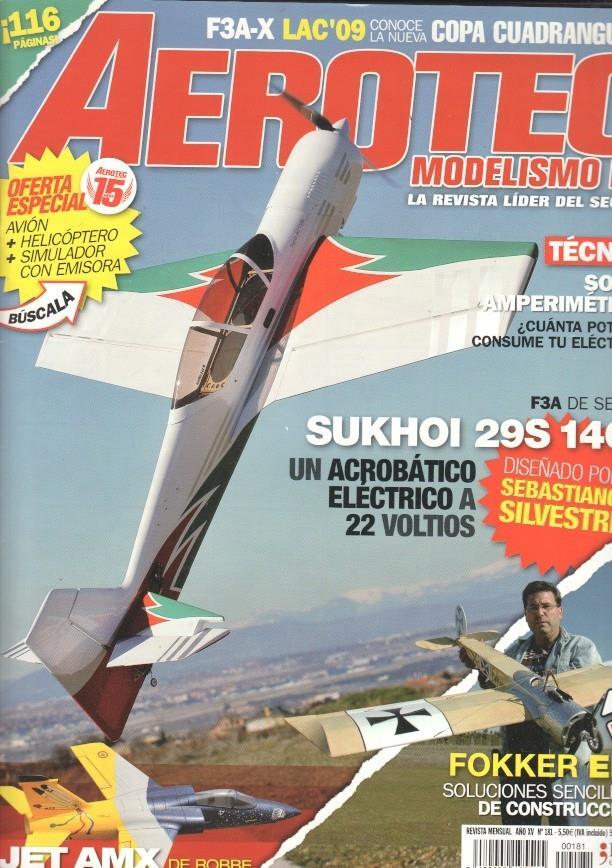 Revista Aerotec Modelismo Rc numero 181: SUKHOI 29S 140E