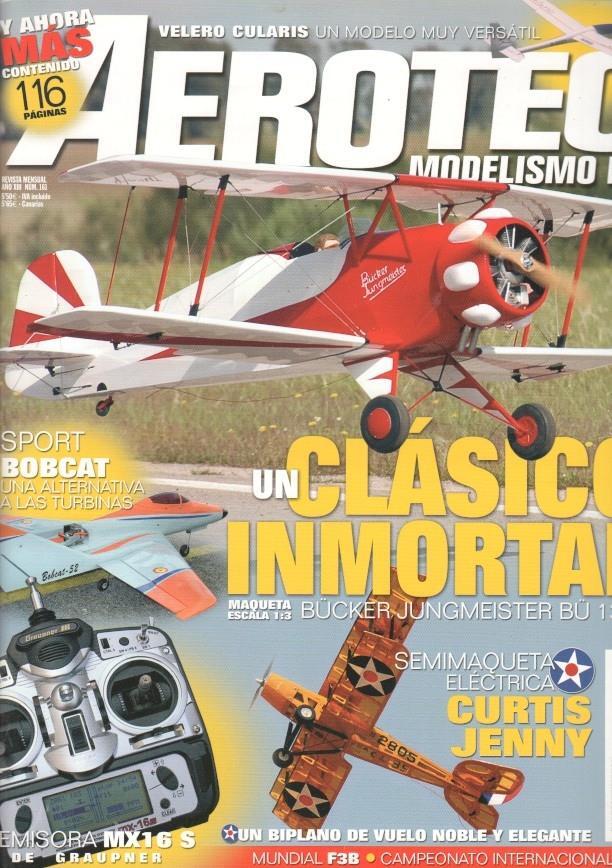 Revista Aerotec Modelismo Rc numero 161: Bucker Jungmeister Bu 133C