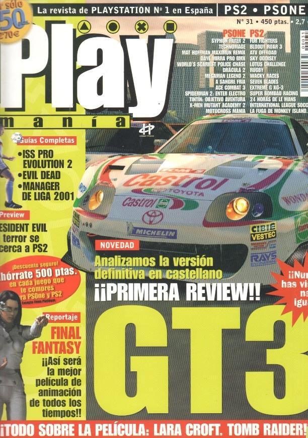 Play Mania: numero 31 - NO incluye suplemento, reportajes: GT3