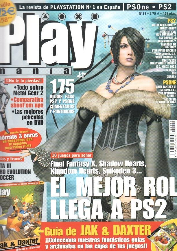 Play Mania: numero 38 - NO incluye Guia, reportajes: Lo mejor de PS2 Final Fantasy X, Shadow Hearts, Kingdom Hearts, Suikoden 3