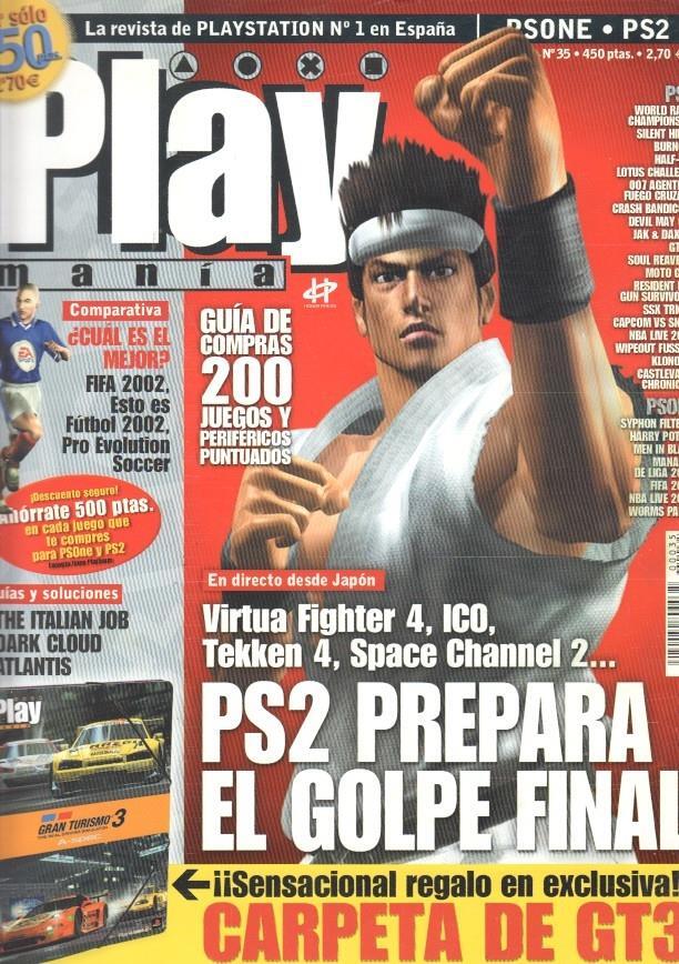 Play Mania: numero 35 - NO incluye suplemento ni carpeta, reportajes: Virtua Fighter 4