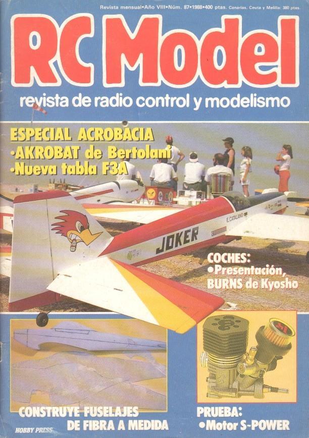 Revista RC Model numero 087: Akrobat de Bertolani