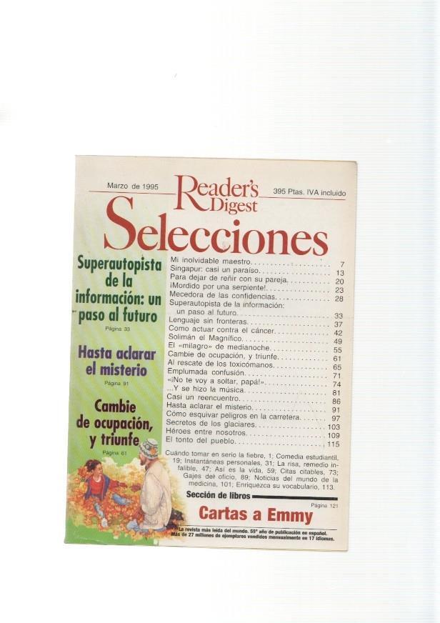 Reader s Digest Selecciones, marzo 1995: Soliman el magnifico