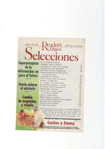 Reader s Digest Selecciones, marzo 1995: Soliman el magnifico