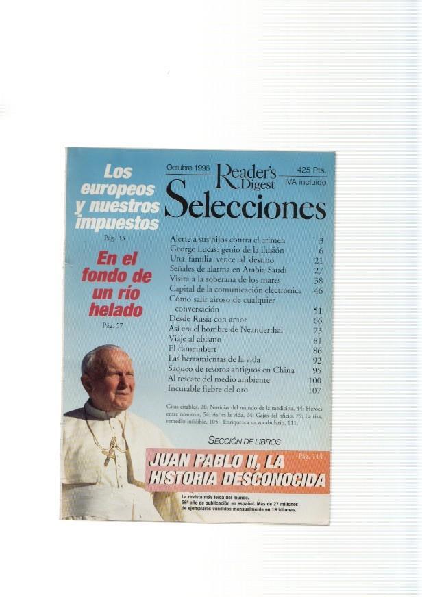Reader s Digest Selecciones, octubre 1996: Saqueo de tesoros antiguos en china