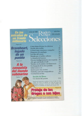 Reader s Digest Selecciones, junio 1996: Taiwan en el camino a la democracia
