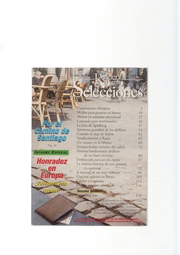 Reader s Digest Selecciones, julio 1996: Taxistas Londinenses-Cuestionario olimpico