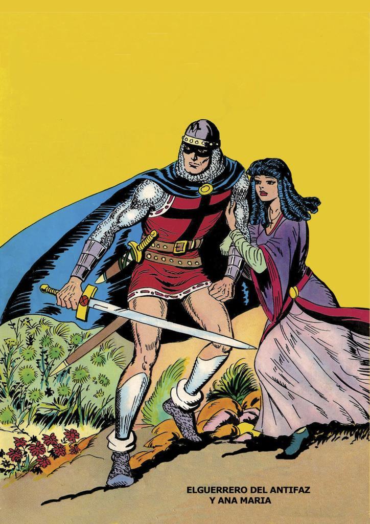 Poster DIN 4 numero 0771: El Guerrero del Antifaz y Ana Maria