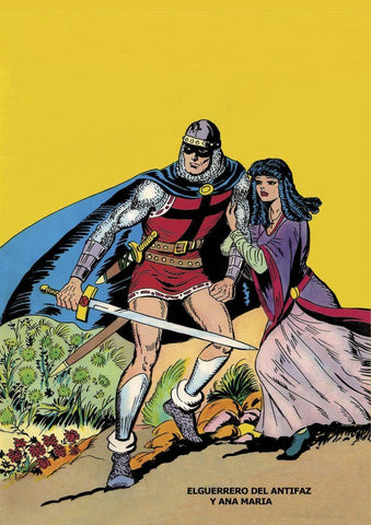Poster DIN 4 numero 0771: El Guerrero del Antifaz y Ana Maria