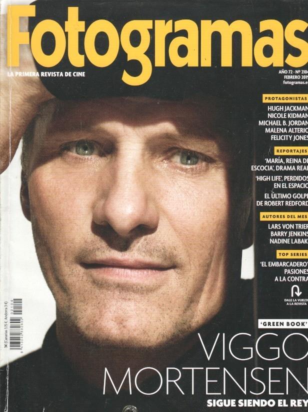 Revista Fotogramas: num 2104 / año 72 feb 2019 - Portada Viggo Mortensen