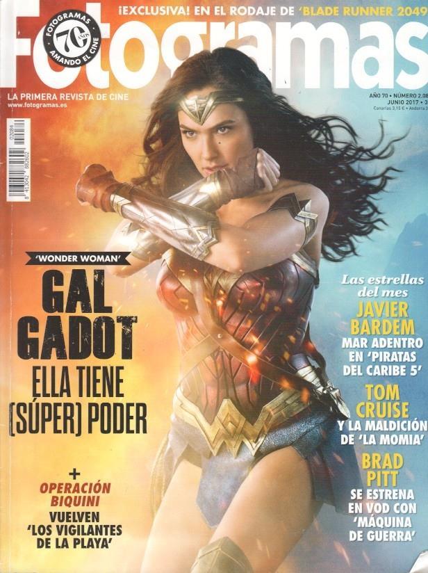 Revista Fotogramas: num 2084 / año 70 jun 2017 - Portada Gal Gadot