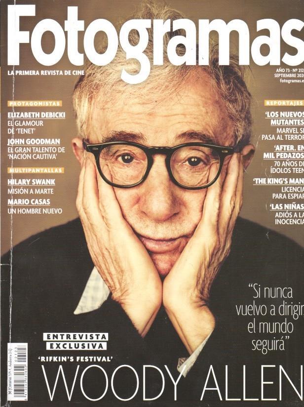 Revista Fotogramas: num 2123 / año 73 sep 2020 - Portada Woody Allen