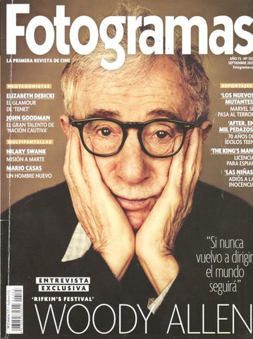 Revista Fotogramas: num 2123 / año 73 sep 2020 - Portada Woody Allen