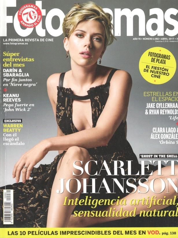 Revista Fotogramas: num 2082 / año 70 abr 2017 - Portada Scarlett Johansson