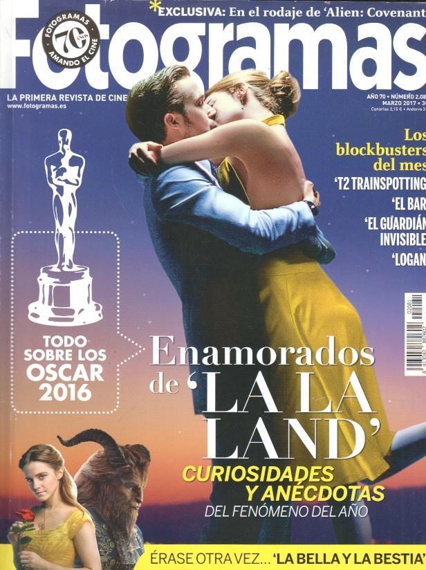 Revista Fotogramas: num 2081 / año 70 mar 2017 - Portada Enamorados de La La Land