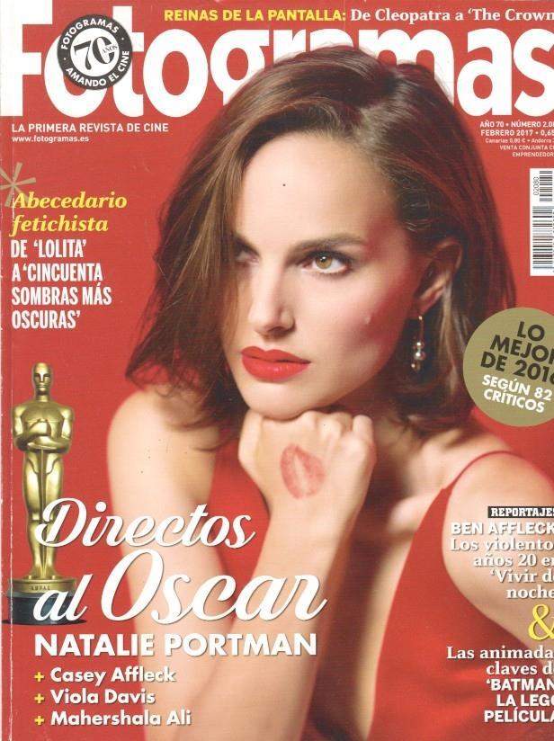 Revista Fotogramas: num 2080 / año 70 feb 2017 - Portada Natalie Portman