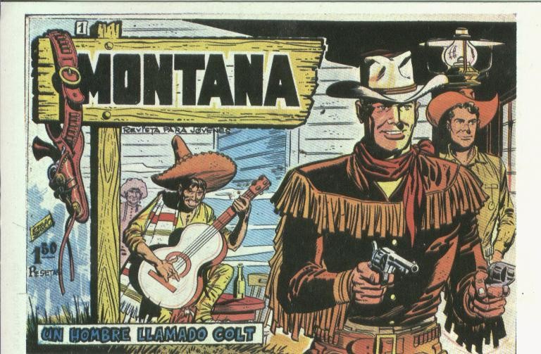 Postal/Ficha Tebeo: Montana
