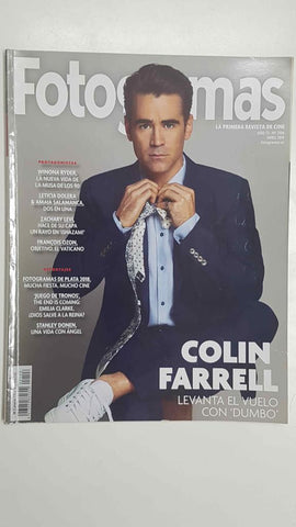 Revista Fotogramas numero 2106 / año 72, abril 2019 - Portada Colin Farrell (Dumbo)