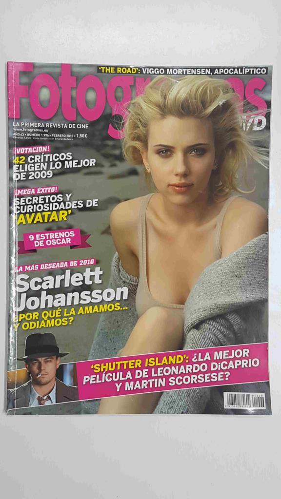 Revista Fotogramas & DVD: numero 1996 / año 63, febrero 2010 - Portada Scarlett Johansson, razones para amarla/odiarla