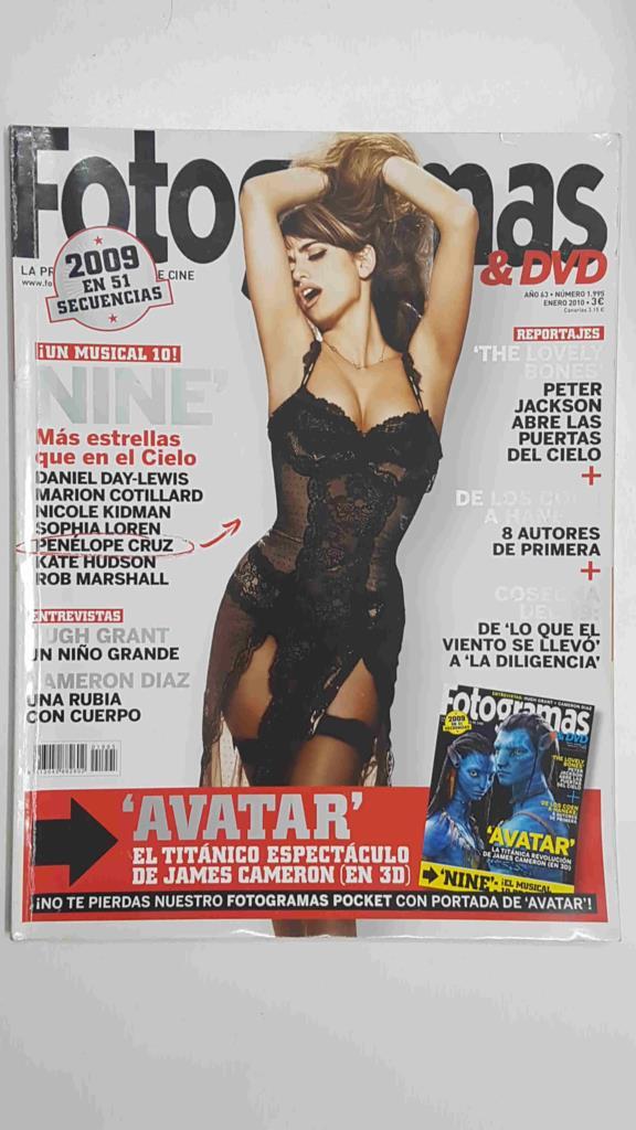 Revista Fotogramas & DVD: numero 1995 / año 63, enero 2010 - Portada Penelope Cruz