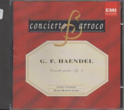 CD E00191: Cd Música. Concierto Barroco, G.F, Haendel