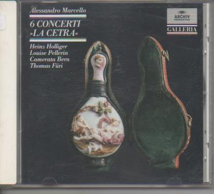 CD E00203: Cd Música. Alesandro Marcello, 6 concert "La Cetra"