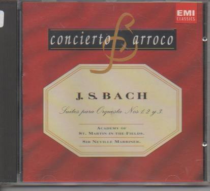 CD E00198: Cd Música. Concierto Barroco, J.S. Bach