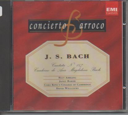 CD E00196: Cd Música. Concierto Barroco, J.S. Bach