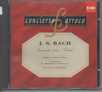 CD E00195: Cd Música.Concierto  Barroco, J.S. Bach