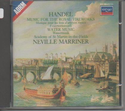 CD E00209: Cd Música. Handel. Neville Marriner