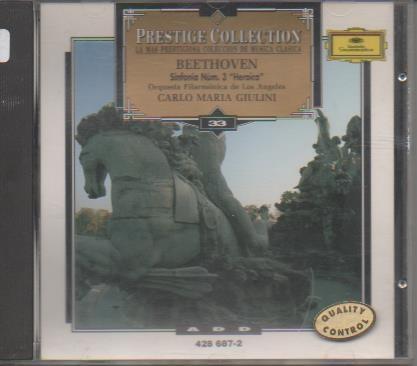 CD E00210: Cd Música. Beethoven, Sinfonia nº 3 "Heroica"