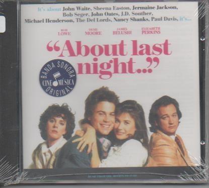 CD E00223: Cd Música."About last night.."