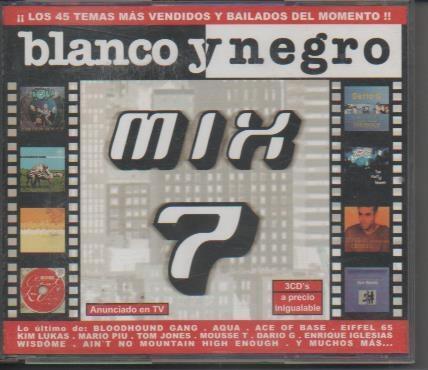 CD E00271: Cd Música. Blanco y Negro MIX 7, 3 Cd's
