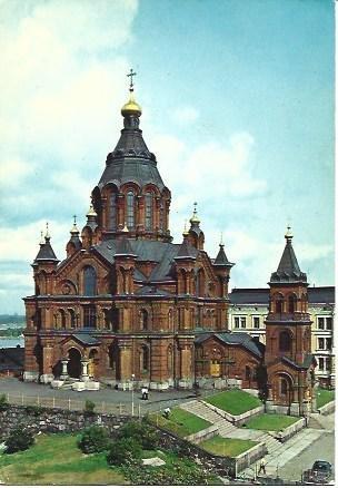 POSTAL L04551: Catedral Ortodoxa de Helsinki