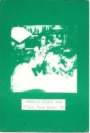 POSTAL L04543: Publicidad Bar Insolito de Barcelona