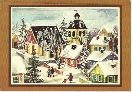 POSTAL L04539: Felicitacion de Navidad de Finlandia